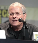 Lawrence Kasdan speaks at the 2015 San Diego Comic Con.