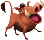 Pumba como aparece en Kingdom Hearts II