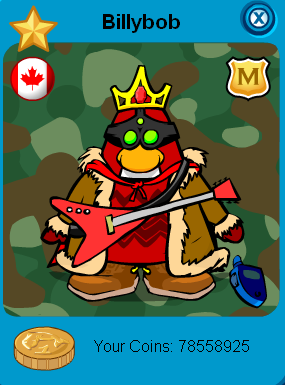 Billybob, Club Penguin Wiki