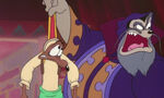 "Genie. I wish you would turn this disloyal swine..."