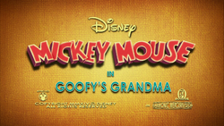 Goofy's Grandma title