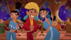 Kuzco with Marge & Tina