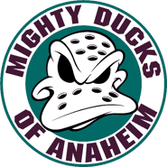 Mighty Ducks alternate logo.png (28 KB) The Mighty Ducks alternate logo, featuring the team name and Wild Wing's mask. This logo was a shoulder patch on the primary jerseys from 1996-2006.