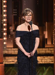 Sally Field speaks onstage at the 71st annual Tony Awards in June 2017.