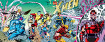 Spread cover of X-Men #1 (1993). Art by Jim Lee.