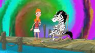 the Zebra with Candace.