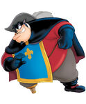 Promotional art of Pete from Mickey, Donald, Goofy: The Three Musketeers