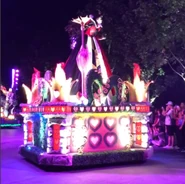 Queen of Hearts float (Shanghai Disneyland, 2018)