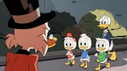 Donald laat Kwik, Kwek en Kwak kennismaken met Dagobert Duck in DuckTales (2017)