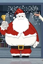 Baymax as Santa
