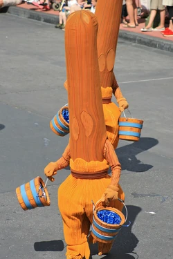 The brooms at Walt Disney World.