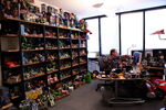 Lasseter in his office at Pixar, Emeryville, CA.