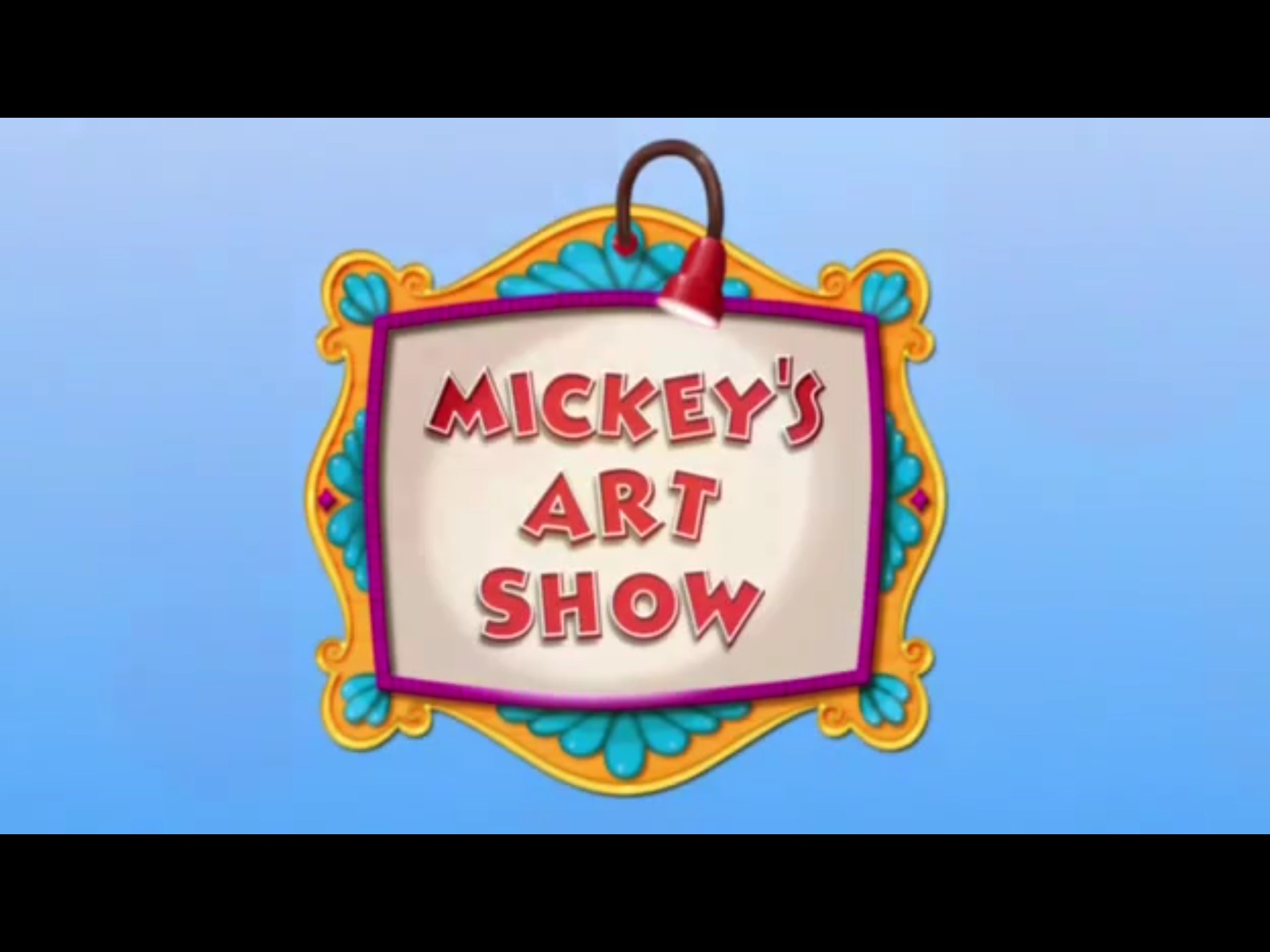 How to draw the Mickey Mouse Clubhouse logo using MS Paint