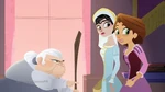 Tangled-Before-Ever-After-110.png (506 KB) Old Lady Crowley pointing to the mess Rapunzel left behind (her dirty footprints)