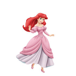 ariel the little mermaid pink dress