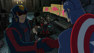 Avengers Assemble - 1x22 - Guardians and Space Knights - Star-Lord, Rocket Racoon and Captain America