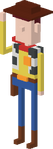 Woody in Disney Crossy Road