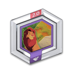 Simba on the Disney Infinity power disc, "Simba's Pridelands"