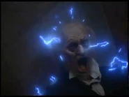 Mr. Dark dying by getting shocked and having the carousel age him