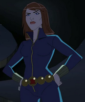 Viuda Negra en Avengers Assemble.