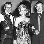 Burley alongside Wally Boag and Betty Taylor.
