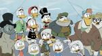 McDuck family and Flintheart shocked.