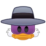 Darkwing Duck emoji for Disney Emoji Blitz