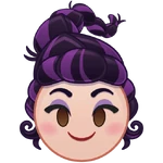 Mary's emoji for Disney Emoji Blitz