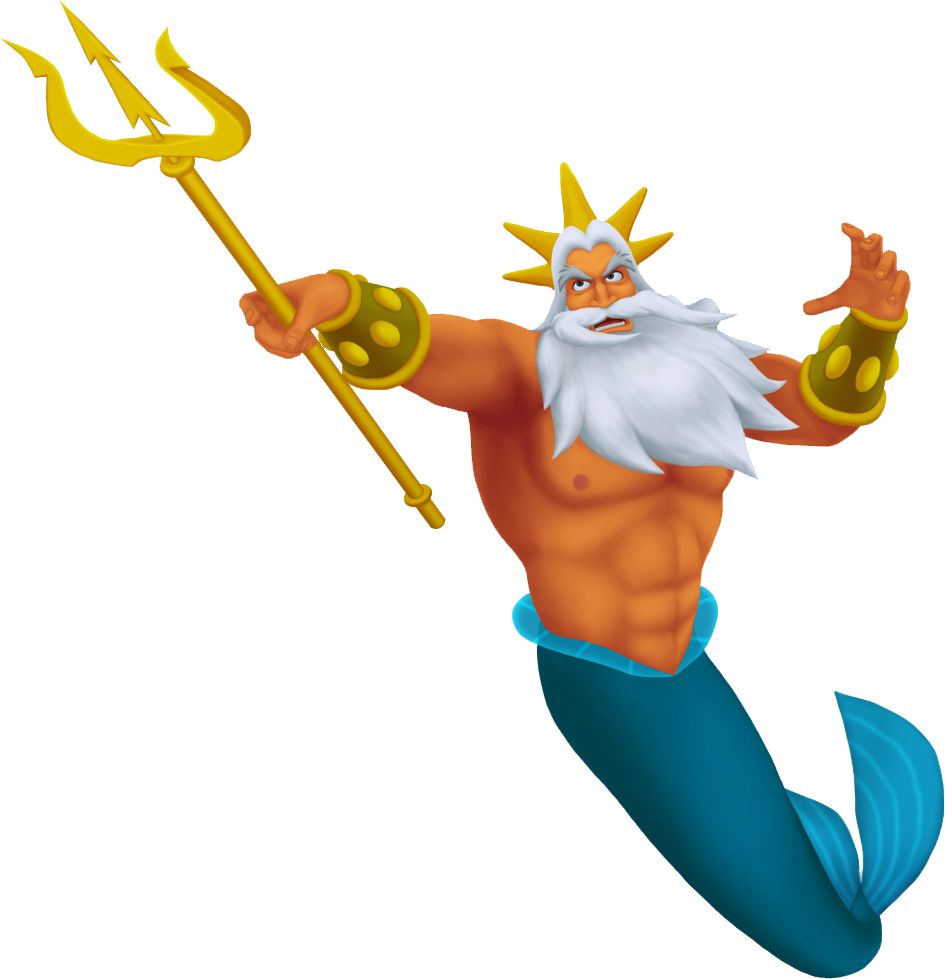 king triton angry little mermaid