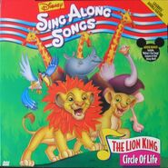 The 1994 laserdisc release, with Disney's Sing-Along Songs: Circle of Life (front)
