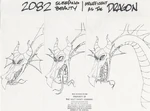 A model sheet of Maleficent's dragon form (1).