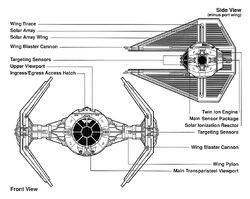 TIE Interceptor Schematics