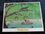 The Jungle Book lobby card featuring Baloo and Mowgli