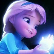 إلسا الصغيرة ملكة الثلج