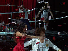 Vanessa Hudgens and Corbin Bleu