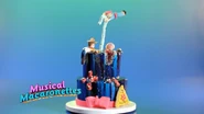 Team Musical Macaronettes' cake