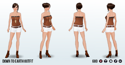 IndoorPicnicSpin - Down to Earth Outfit