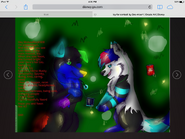 Icy and her boyfriend, Neon. Sno_miser1 won the contest in 2013 I do believe.