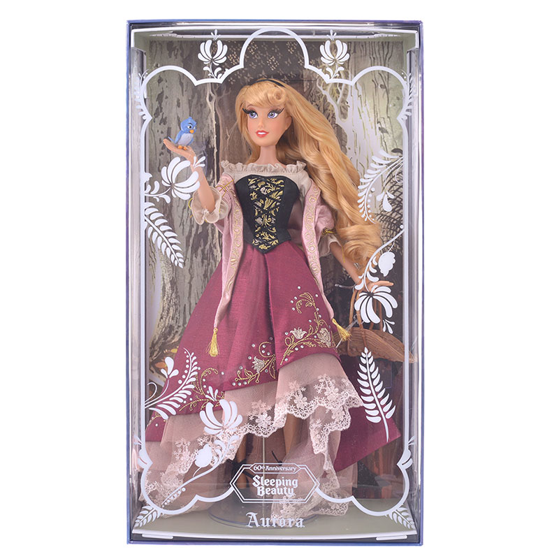 Sleeping Beauty 60th Anniversary Aurora Prince Phillip Platinum Wedding  Doll Set