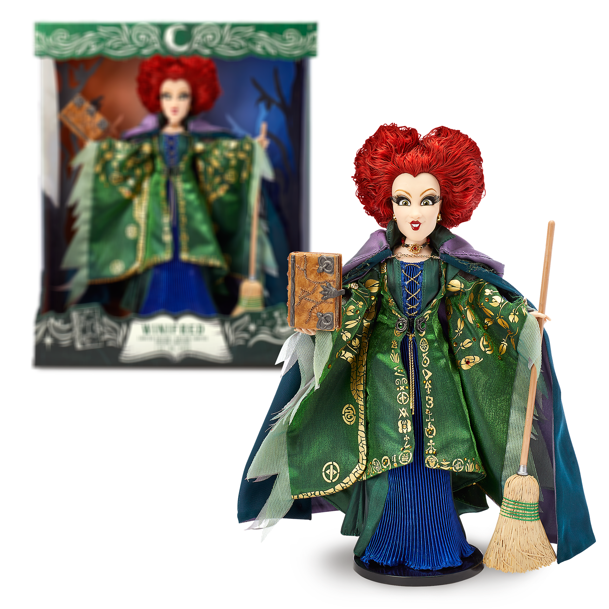 Disney's New 'Hocus Pocus' Dolls Feature Winifred's Spell Book and