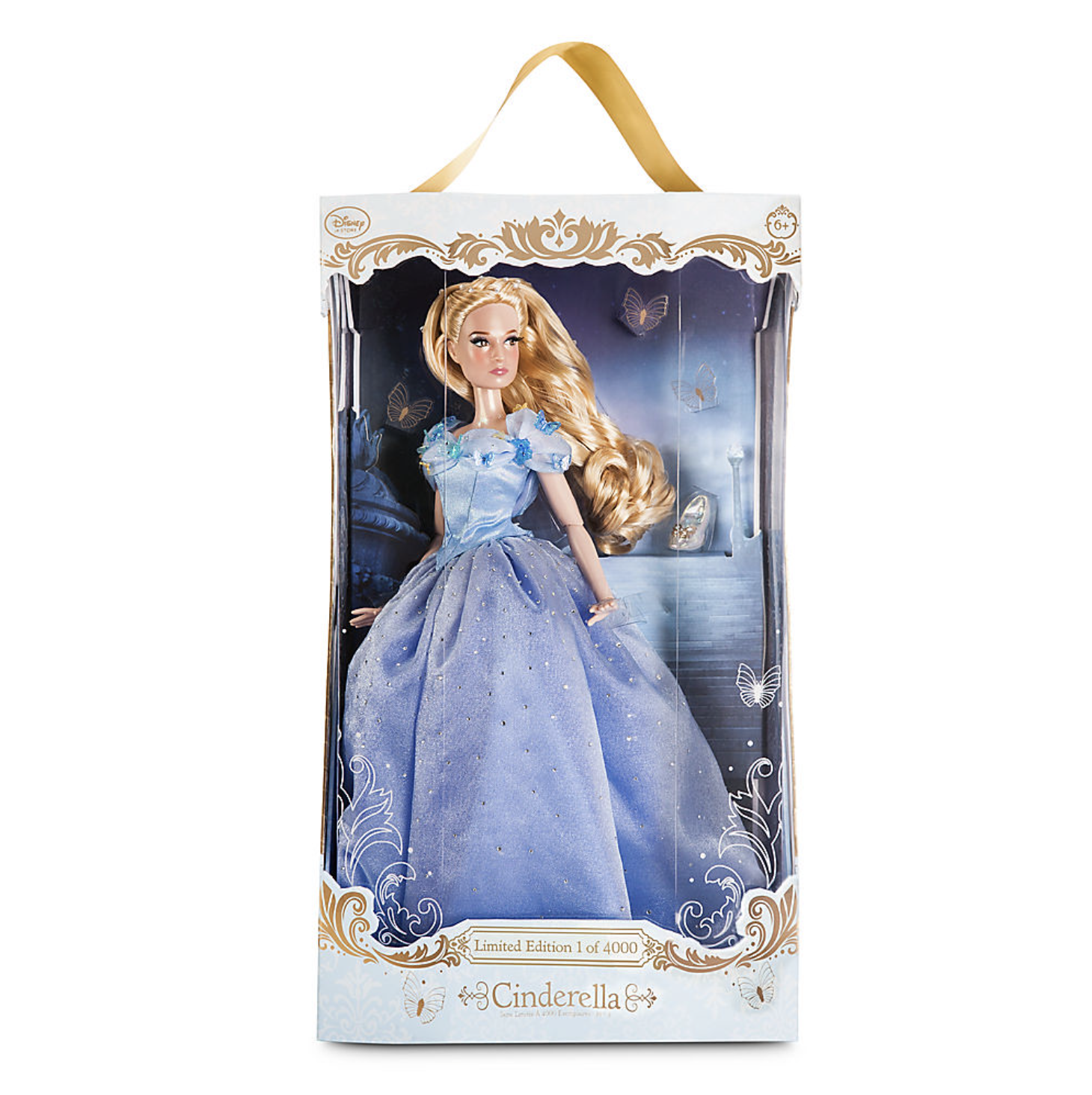 Lily James as Cinderella  Disney princess dolls, Cinderella doll,  Cinderella blue dress