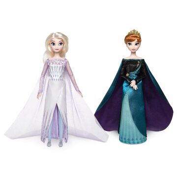 Queen Anna and Snow Queen Elsa Classic Doll Set Disney Dolls