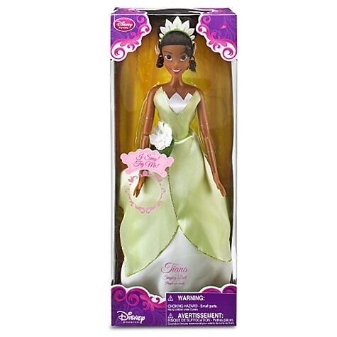 Disney Store Princess and the Frog TIANA Plush Doll Toy NWT 2009