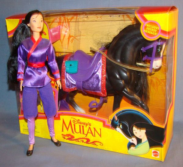 Mattel Barbie Disney Matchmaker Magic Mulan Doll Reversible Corset