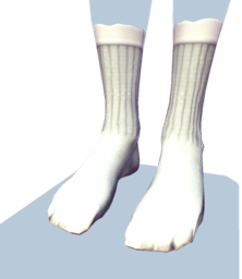 AMBIT CREW SOCKS / COFFE CREAM ILLUSION main image 1