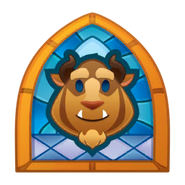 The Beast's Stained Glass Window seen when using Enchantress' power.