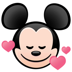 Love Mickey SVG - Mickey Love Emoji PNG