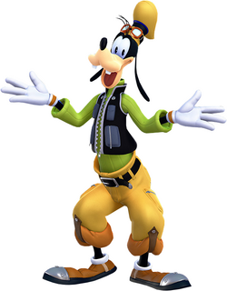 Goofy as he appears in the Kingdom Hearts series.