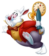 The White Rabbit wears Same Outfit from 1965 Disney version of Abraham Van Helsing