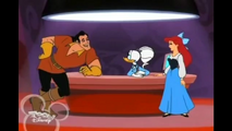 Ariel with Daisy and Gaston in the House of Mouse episode "Daisy's Debut"